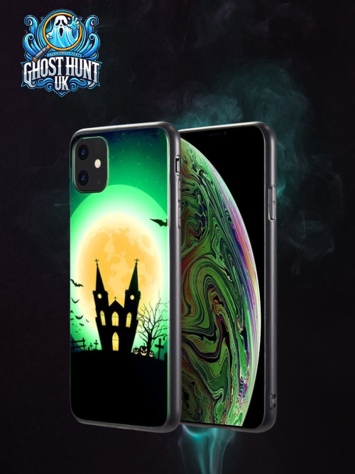 AMZER Halloween Special Glow In Dark Crystal Case - Haunted Castle for